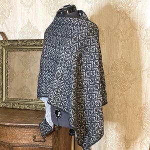 J Perico Italian Wool Blend Poncho OSFA